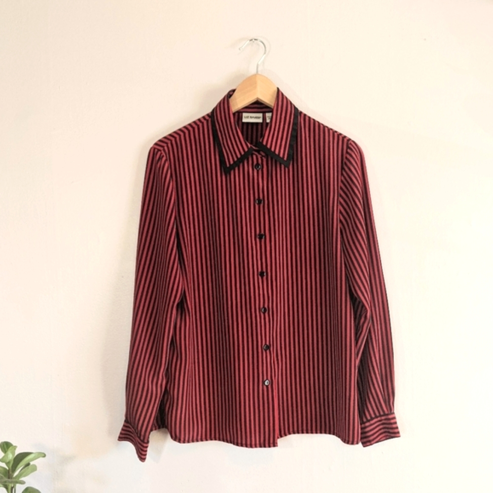 Vintage Liz Baker Striped Shirt